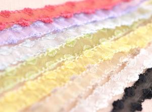 KK106刺繡雪紗緞帶EMBROIDERY ORGANDY RIBBON