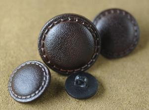 0269經典圓素仿皮釦IMITATION LEATHER BUTTON