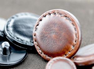 6984霧面跳線紋仿皮釦LEATHER IMIT. BUTTON