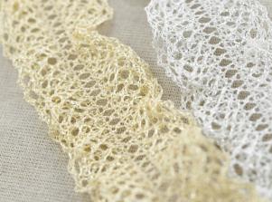 65274金蔥彈性蕾絲MET. STRETCH TORCHON LACE