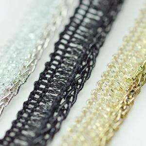 SF087金屬繩股出芽帶METALLIC CHAIN PIPING