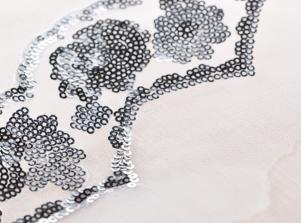 PA535雙色亮片刺繡蕾絲SEQUIN EMBROIDERY LACE