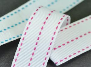 DA140迴紋帶/跳線車紋STITCH GROSGRAIN RIBBON