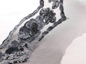 PA535雙色亮片刺繡蕾絲SEQUIN EMBROIDERY LACE